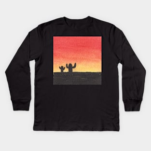 Cactus and desert Kids Long Sleeve T-Shirt